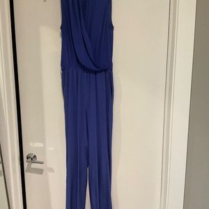 Parker Silk Royal Blue Jumsuit